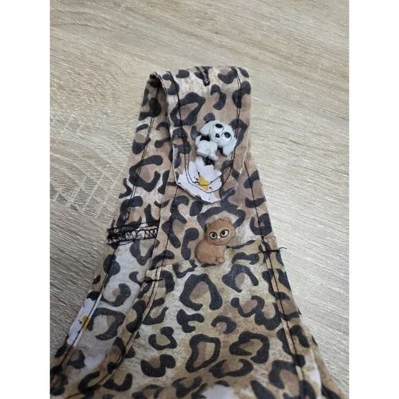 Anthony Richards Cotton House Dress Cheetah/ Floral Print  Sleeveless Mumu 2X - Picture 4 of 9
